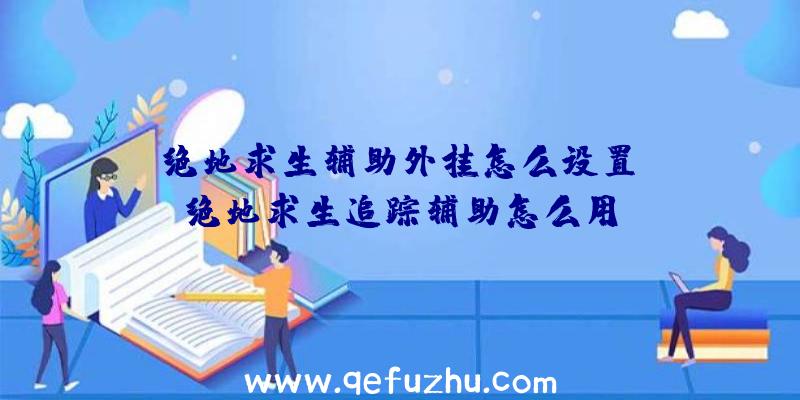 「绝地求生辅助外挂怎么设置」|绝地求生追踪辅助怎么用